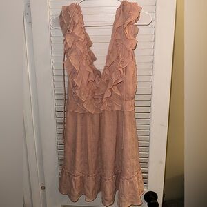 Lizard Thicket Ruffled Mini Dress